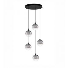 Orenda oprawa wisząca led 20W 1125lm 3000K ścielnialna czarna